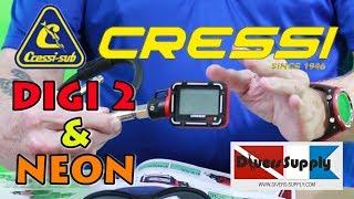 Cressi DIGI 2 and NEON sneak peek *** Digital Dive Console