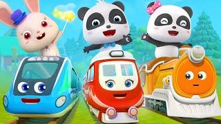 Super Panda and Super Train | Thomas Train | Nursery Rhymes | Kids Songs | BabyBus