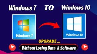 Upgrade From Windows 7 to Windows 10 for FREE in 2024 | It's Easy, Fast & FREE | Without Data Loss