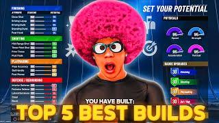 TOP 5 BEST RARE BUILDS IN NBA 2K22! BEST BUILDS TO MAKE IN NBA 2K22!