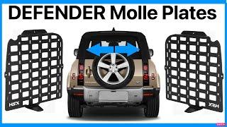 Land Rover Defender 110 - Interior Side Window MOLLE Plate Boot Organiser Storage Accessory