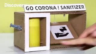 How to make hand sanitizer machine | Home made | #DiscoveryChannel