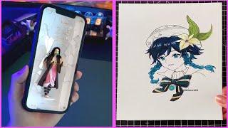 Amazing Anime Art Work ANIME Creations To Another Dimension ! Amazing Tiktok art #shorts