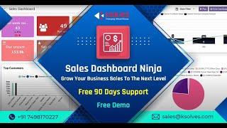 Sales Dashboard Ninja- Grow your business sales to the next level