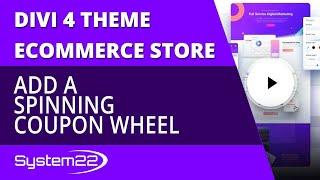 Divi 4 Ecommerce Add A Spinning Coupon Wheel 