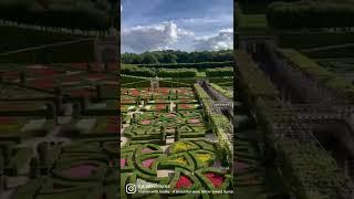 Chateau Villandry in the Loire Valley has unbelievable gardens!