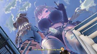 Giantess Sora and Umi's multi-level overrun