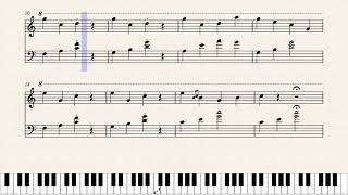 kuroba Water sort puzzle AD song (星茶会) piano score
