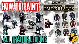 Legions Imperialis | How To Paint | Traitor Legions