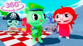 Vs Flippy Happy Tree Friends vs FNF 360° 3D Animation