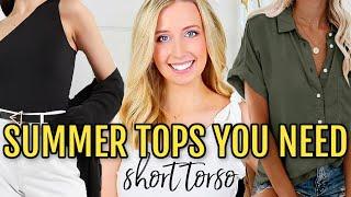 9 Summer Tops You Need for Your Short Torso Body Type (Lengthen Your Torso with Just Your Shirt!)