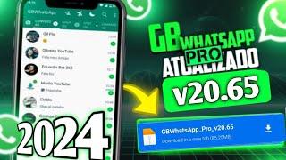 CHEGOU! WHATSAPP GB v20.65 ATUALIZADO 2024 (tops configurações)