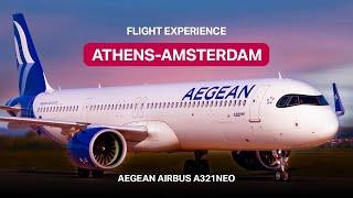 FLIGHT REVIEW | AEGEAN AIRLINES A321NEO ATHENS (ATH) TO AMSTERDAM (AMS) | A3 626 27-10-2024