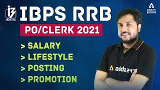 IBPS RRB PO | CLERK 2021 | SALARY  | LIFESTYLE | POSTING | PROMOTION