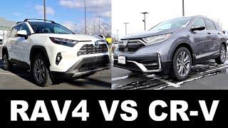 2022 Toyota Rav4 Hybrid Vs 2022 Honda CR-V Hybrid: Is The Rav4 $5,000 More SUV?