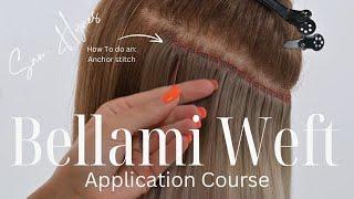 Hair Extension Course: Weft Application - Everything You Need To Know For A Perfect Install! #weft