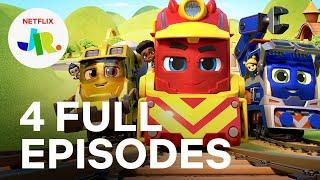 Mighty Express Season 1 FULL EPISODE 6-10 Compilation  Netflix Jr