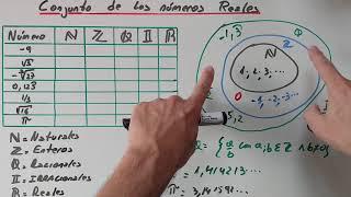 Clasificación de los números en los distintos campos numéricos