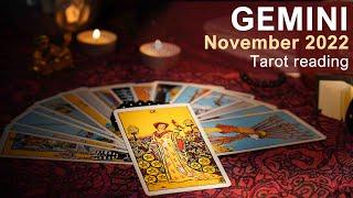 GEMINI NOVEMBER 2022 TAROT READING "A MAJOR TURNING POINT GEMINI" #tarotreading #gemini