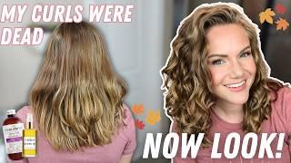 Fall Curly Routine | Repair Damaged Hair