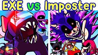 Friday Night Funkin': Sonic.EXE vs Imposter V4 [Suspicious Trouble] | FNF Mod/Triple Trouble Battle