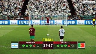 PES 2021 | Argentina vs Portugal - Penalty Shootout - Final FIFA World Cup Qatar 2022 | eFootball PC