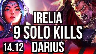 IRELIA vs DARIUS (TOP) | 9 solo kills, Legendary, 800+ games, 18/3/1, 41k DMG | BR Master | 14.12