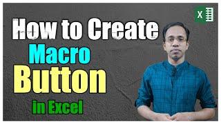 How to Create Macro buttons in excel | How to assign a macro to a button in excel [ Hindi Tutorial ]