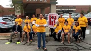 Marcus Theatres Accepts The ALS Ice Bucket Challenge