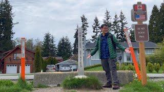 Strange USA Canada Border : Exploring Peace Arch Park