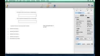 Web form object overview using Touch Forms for Mac