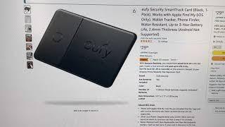 Review of Eufy SmartTrack card that works with Apple Find My