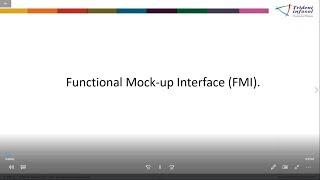 Functional Mock up Interface FMI