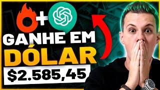 ChatGPT: GANHE DINHEIRO EM DÓLAR COM PLR E VENDA NA HOTMART