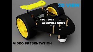 PBOT2018 Chassis Assembly  Video Guide in 3D view