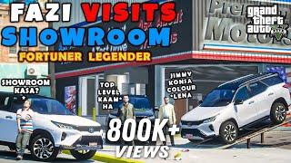 Fazi Visits Showroom | FORTUNER LEGENDER | GTA 5 | Real Life Mods #185 | URDU |
