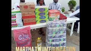 Martha Twum Foundation Donation to Accra(TESHIE CHILDRENS HOME).THe children were soo happy .