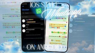 iOS Whatsapp App with iOS Emojis on any Android (Updated)