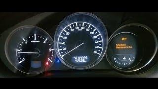 Mazda 6 Schedule Maintenance Due Light Reset - How To