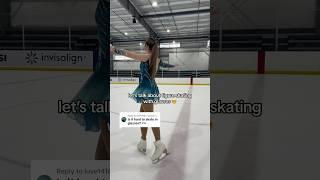 can you figure skate with glasses? ️ #figureskating #iceskating #figureskater #iceskater #skating