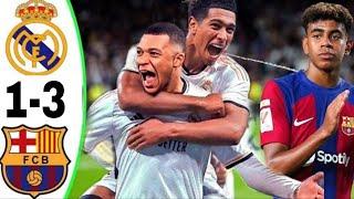 Mbappe 2 goals in 5 minutes, Real Madrid vs Barcelona 3-1 All Goals & Highlights 2024