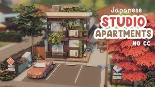 Japanese Studio Apartments  The Sims 4 Speed Build