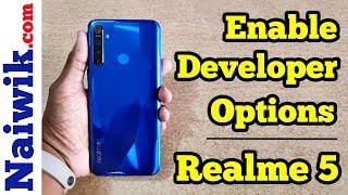 Enable Developer options in Realme 5 & Realme 5 pro