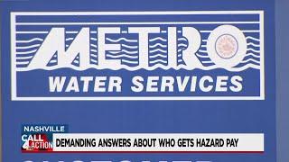 Metro Water Services employee asking why they don't receive hazard pay