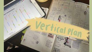 vertical weekly planning - my thoughts