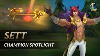 Sett Champion Spotlight | Gameplay - League of Legends (PEGI)