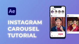 Instagram Carousel Animation | Video Tutorial | After Effects CC 2023
