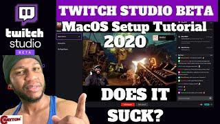 Twitch Studio Beta Tutorial on Mac ( NEW 2020 ) How to Setup | CRAYTON TV