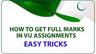 make vu assignment with easy trick