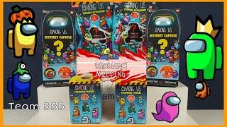 AMONG US CAPSULES, BLIND BOXES AND BAGS! Mystery surprise mini figures inside keychains